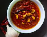 A picture of step 8 of Spicy Garlic Chutney.