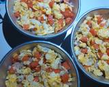 Scramble Egg Sausage Mayo ala Mentai Rice (Tanpa Mentai) #295 langkah memasak 3 foto