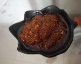 A picture of step 4 of Laal Mirch Chutney.