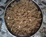 A picture of step 5 of Flax seeds laddu.