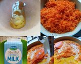 A picture of step 2 of Carrot (Gajar) Halwa.