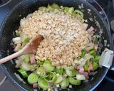 A picture of step 6 of Crozets Gratin with Leeks and Reblochon.