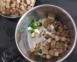 A picture of step 1 of Soyabean Rostie/ Uttapa.