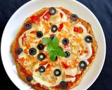 Hình bước làm 3 của món Pizza keto