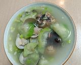 蛤蠣絲瓜湯的食譜步驟3照片