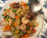 Foto del paso 3 de la receta: Ensaladilla con champiñones, boletus y gambas