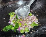 A picture of step 2 of Red Rice Kanda Batata Poha.