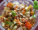 स्प्राउट्स भेल (Sprouts bhel recipe in hindi) रेसिपी चरण 3 फोटो