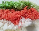 Foto del paso 1 de la receta: Burritos🌯 de frijol y arroz🍚con vegetales🥗!!!