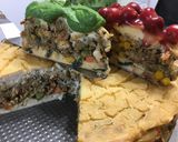 Zöldség torta vegán módra recept fázis 9 fotója