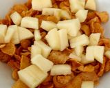 A picture of step 2 of My Cornflakes and Apple Healthy Breakfast.