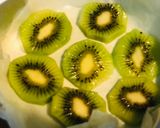 A picture of step 3 of Eggless: Kiwi Upside-Down Cake.