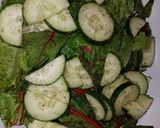 A picture of step 7 of The Never Ending Salad.