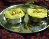 A picture of step 7 of Suji and Custard Halwa.
