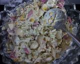 A picture of step 5 of Russian Salad.