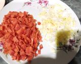 A picture of step 3 of Schezwan Soup.