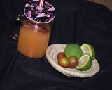 A picture of step 7 of Plum drink.