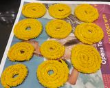 A picture of step 4 of Moong Dal Chakli.