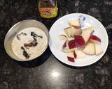 A picture of step 1 of Healthy Oats and Apple Smoothie.