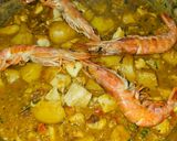 Foto del paso 10 de la receta: Fumet de gambas con mero y patatas
