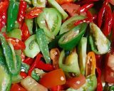 Foto langkah ke 5 dari resep Cumi Asin Cabe Ijo.