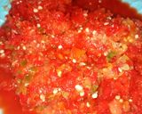 A picture of step 3 of Nigerian Picadillo.