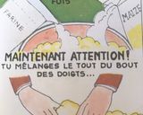 Une image de l'étape 1 de Fleurs sablées aux pépites de chocolat.