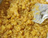 A picture of step 9 of Moong Dal Halwa.