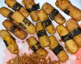 Foto langkah ke 6 dari resep Tahu Jagung Gulung Nori.