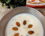 A picture of step 5 of Laziza kheer mix 🍲.