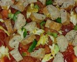 A picture of step 3 of Chicken Pizza.