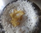 A picture of step 1 of Shakkarpara.
