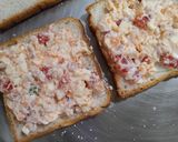 A picture of step 2 of Paneer Sandwich.