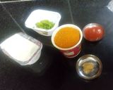 A picture of step 1 of Cheese Masala pav.