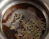 A picture of step 2 of Lemon grass masala tea.