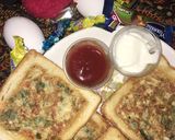 A picture of step 5 of Omelette in hole.