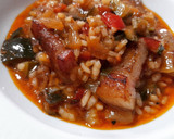 Foto del paso 8 de la receta: Arroz meloso con verduras a la sobrasada