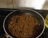A picture of step 5 of Persian Adas Polo(lentil and rice).