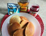 Foto langkah ke 9 dari resep Mini Pancake no mixer, takar sendok.