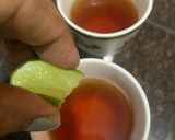 A picture of step 2 of Ginger Lemon tea.