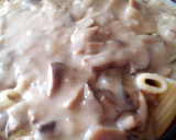 Foto del paso 4 de la receta: Macarrones con bechamel de boletus🍄🍝