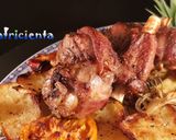 Foto del paso 8 de la receta: Jarrete de cordero con verduras y patatas en freidora de aire caliente