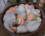 Foto del paso 5 de la receta Cazuela de emperador, con patatas y boniatos
