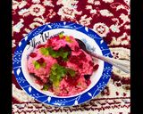 A picture of step 4 of Red grapes sorbet.