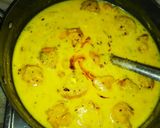 A picture of step 5 of Kadhi Pakoda punjabi style.