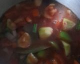 A picture of step 5 of Minestrone Soup From Homemade Vegetable Stock.