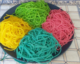 Foto del paso 4 de la receta: Espaguetis de colores