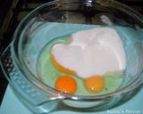 A picture of step 1 of Persian cup cakes (Cake Yazdi).