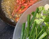 A picture of step 5 of Crispy fried Red Snapper fish in Thai style tamarind sauce.