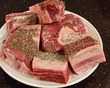 A picture of step 2 of Roast Standing Beef Rib Roast with Au Jus.